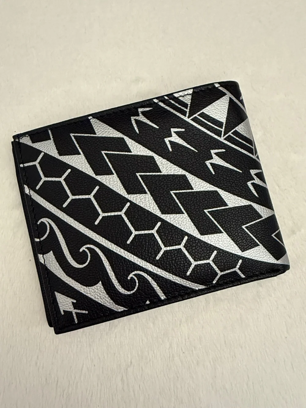 {NWOT} Nakoa | Polynesian Tattoo Art Bifold Leather Wallet Manu by Eugene Ta'ase